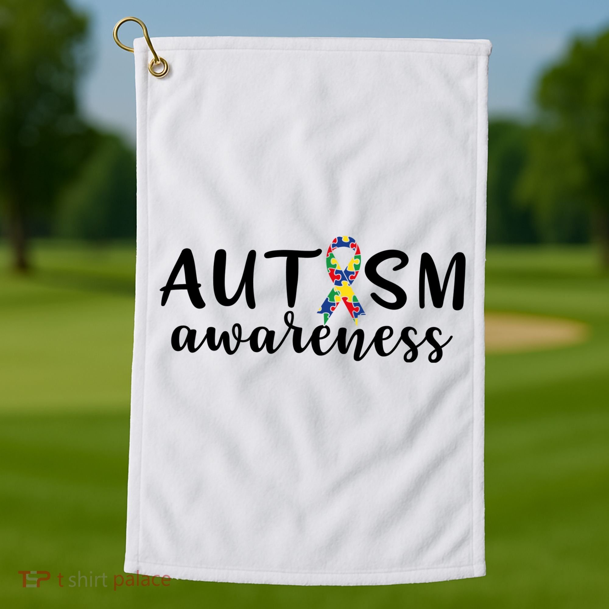 Autism Awareness Cute Autism Awareness Gift Golf Towel