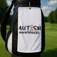 Autism Awareness Cute Autism Awareness Gift Golf Towel thumb 2