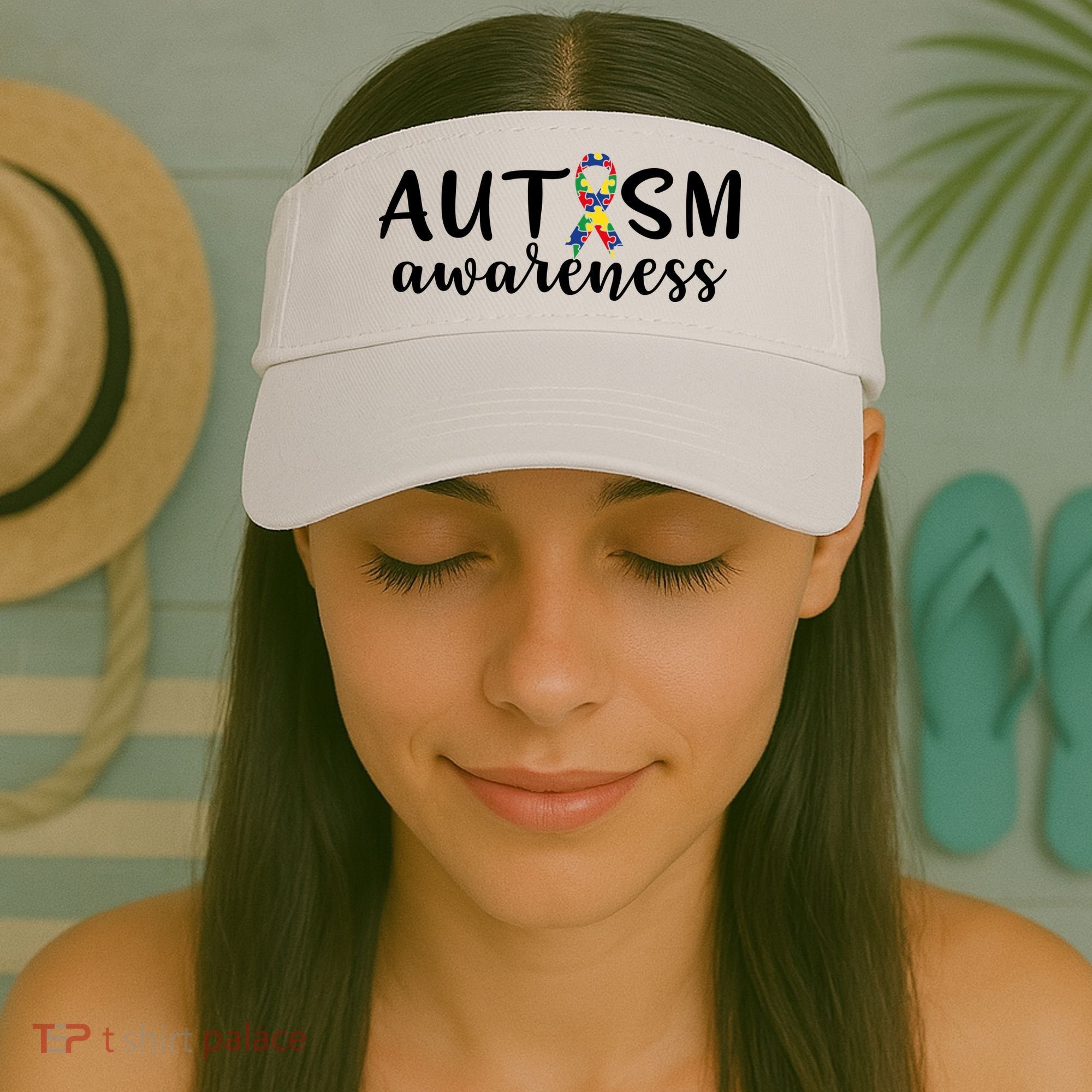 Autism Awareness Cute Autism Awareness Gift Visor