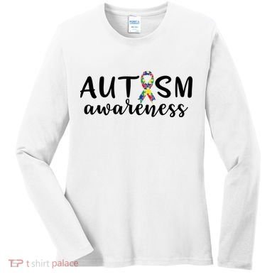 Autism Awareness Cute Autism Awareness Gift Women's Long Sleeve Shirt