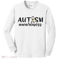 Autism Awareness Cute Autism Awareness Gift Kids Long Sleeve Shirt thumb 0