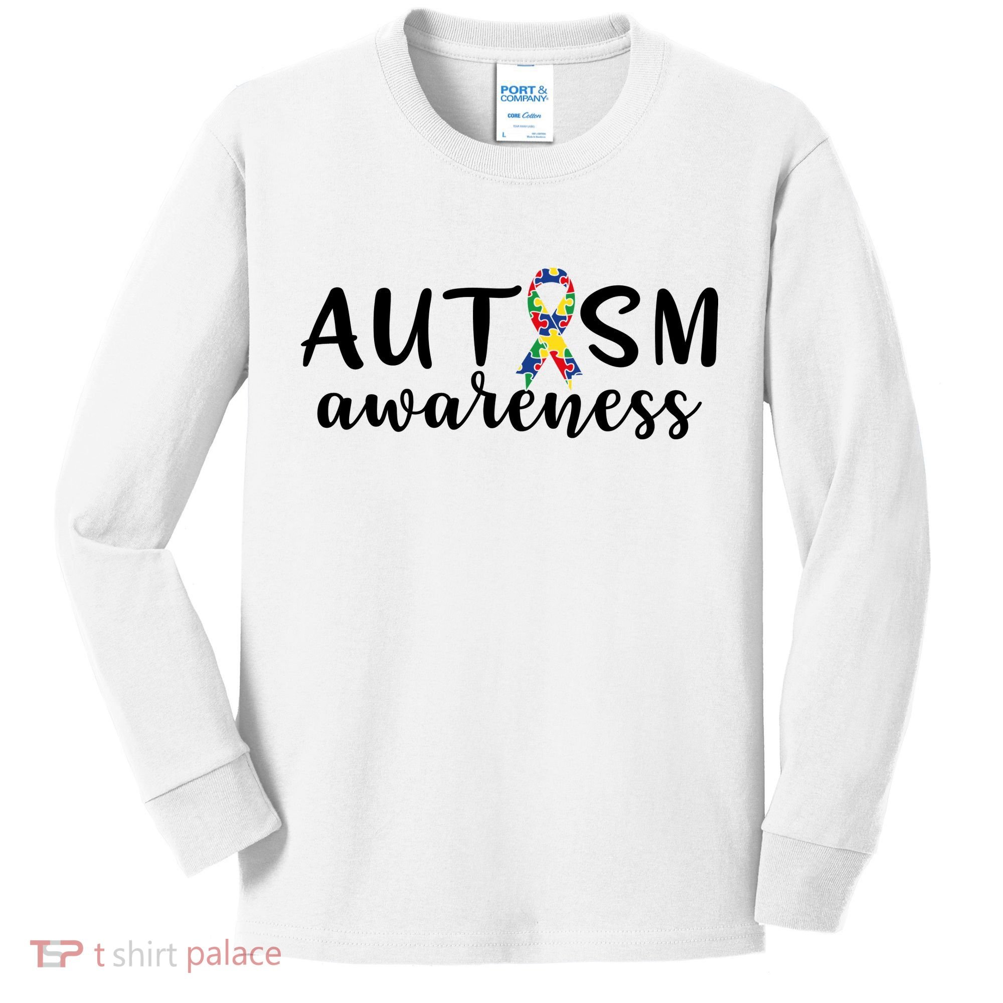 Autism Awareness Cute Autism Awareness Gift Kids Long Sleeve Shirt