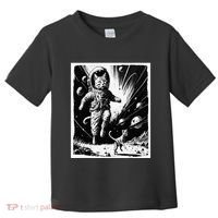 Aliens Abducting cats into Flying UFO Saucer in Cosmic Space Toddler T-Shirt thumb 0