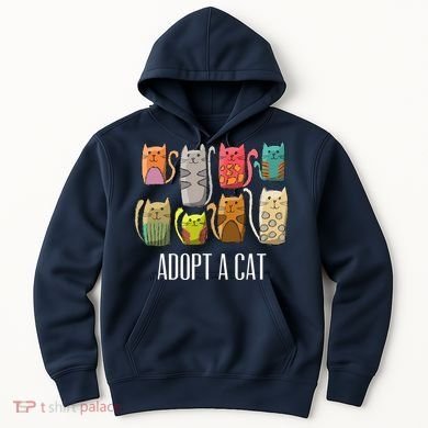 Adopt A Cat Shirt Cat Rescue Cat Adoption Hoodie