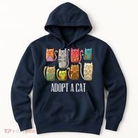 Adopt A Cat Shirt Cat Rescue Cat Adoption Hoodie thumb 0