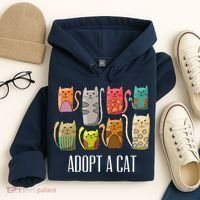 Adopt A Cat Shirt Cat Rescue Cat Adoption Hoodie thumb 4