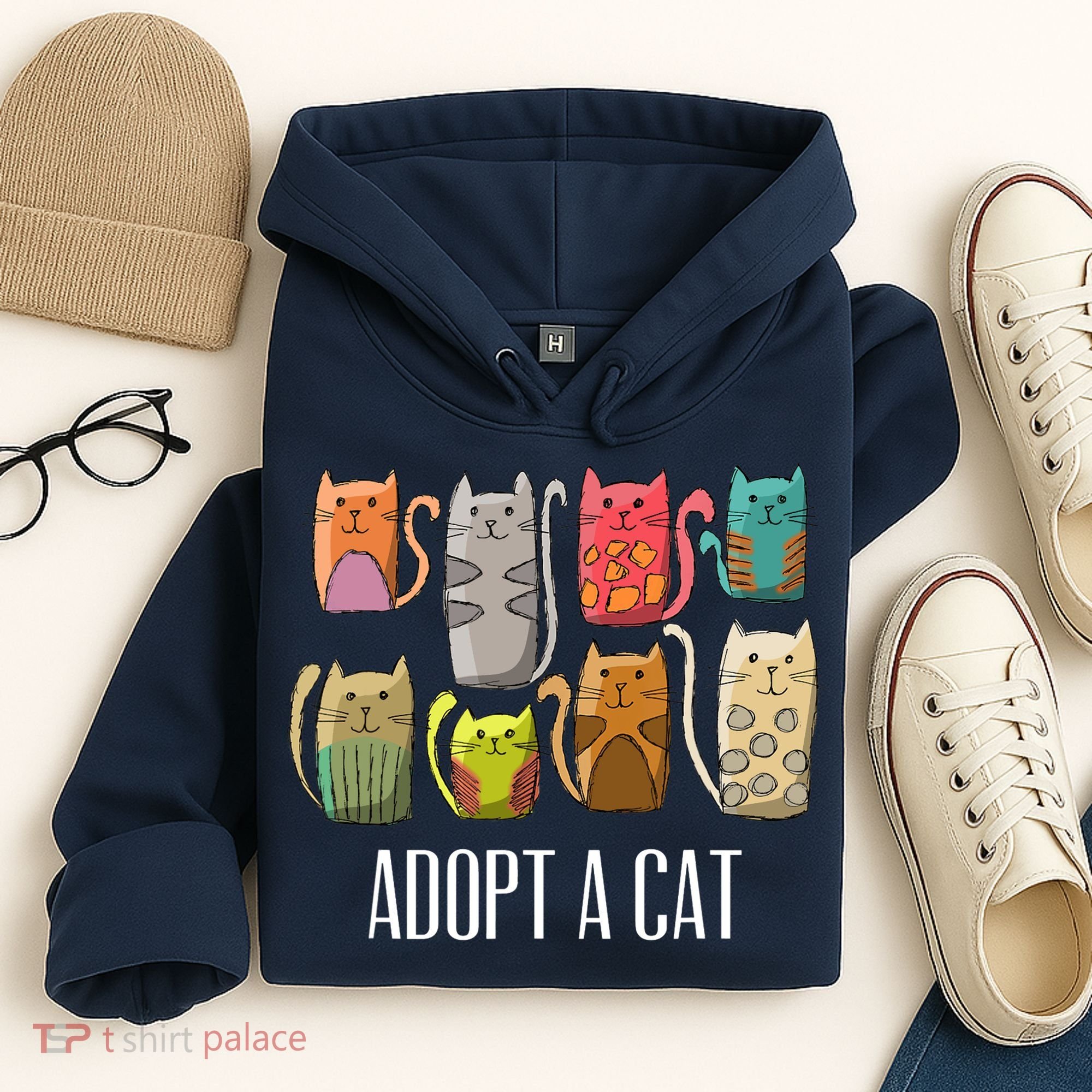 Adopt A Cat Shirt Cat Rescue Cat Adoption Hoodie