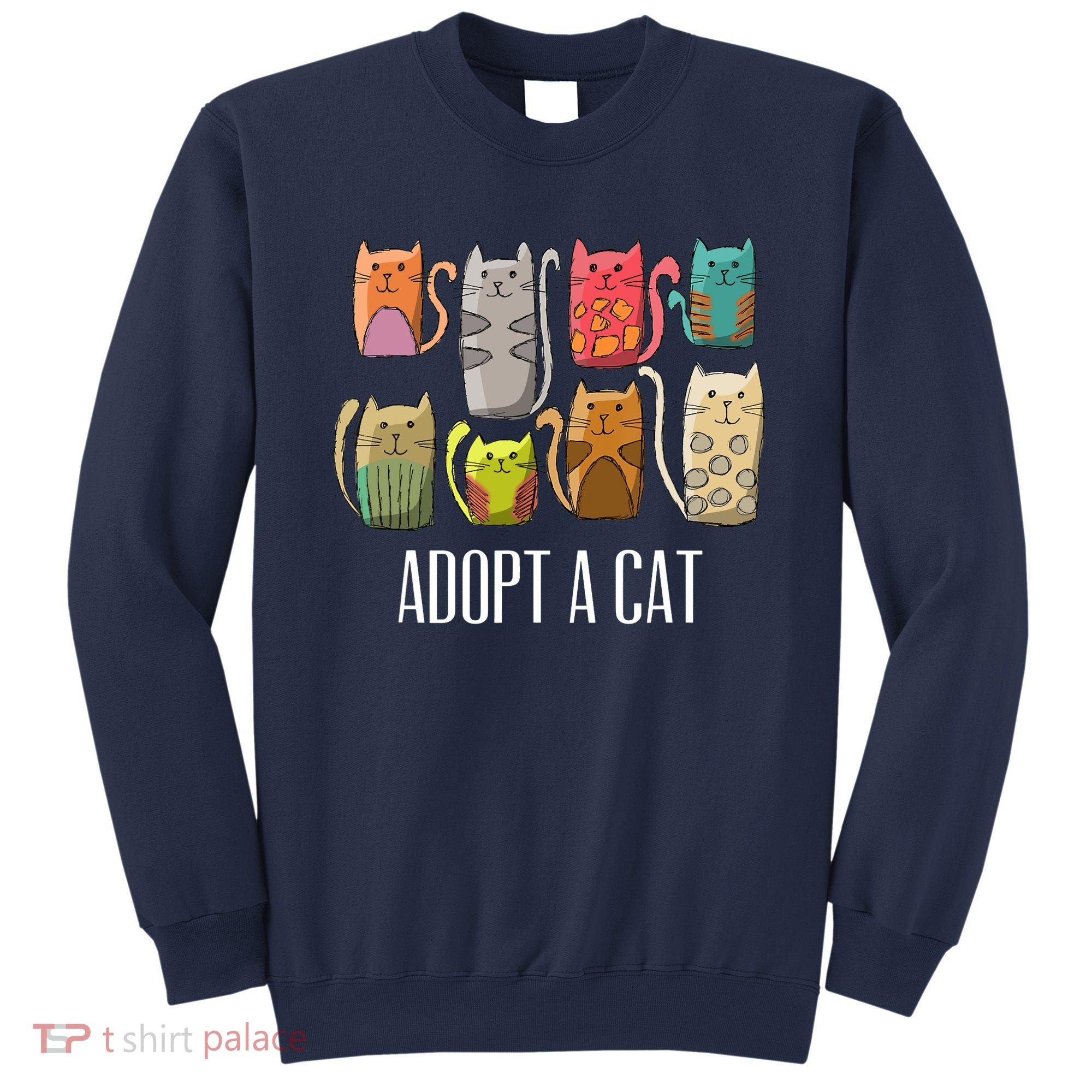 Adopt A Cat Shirt Cat Rescue Cat Adoption Sweatshirt
