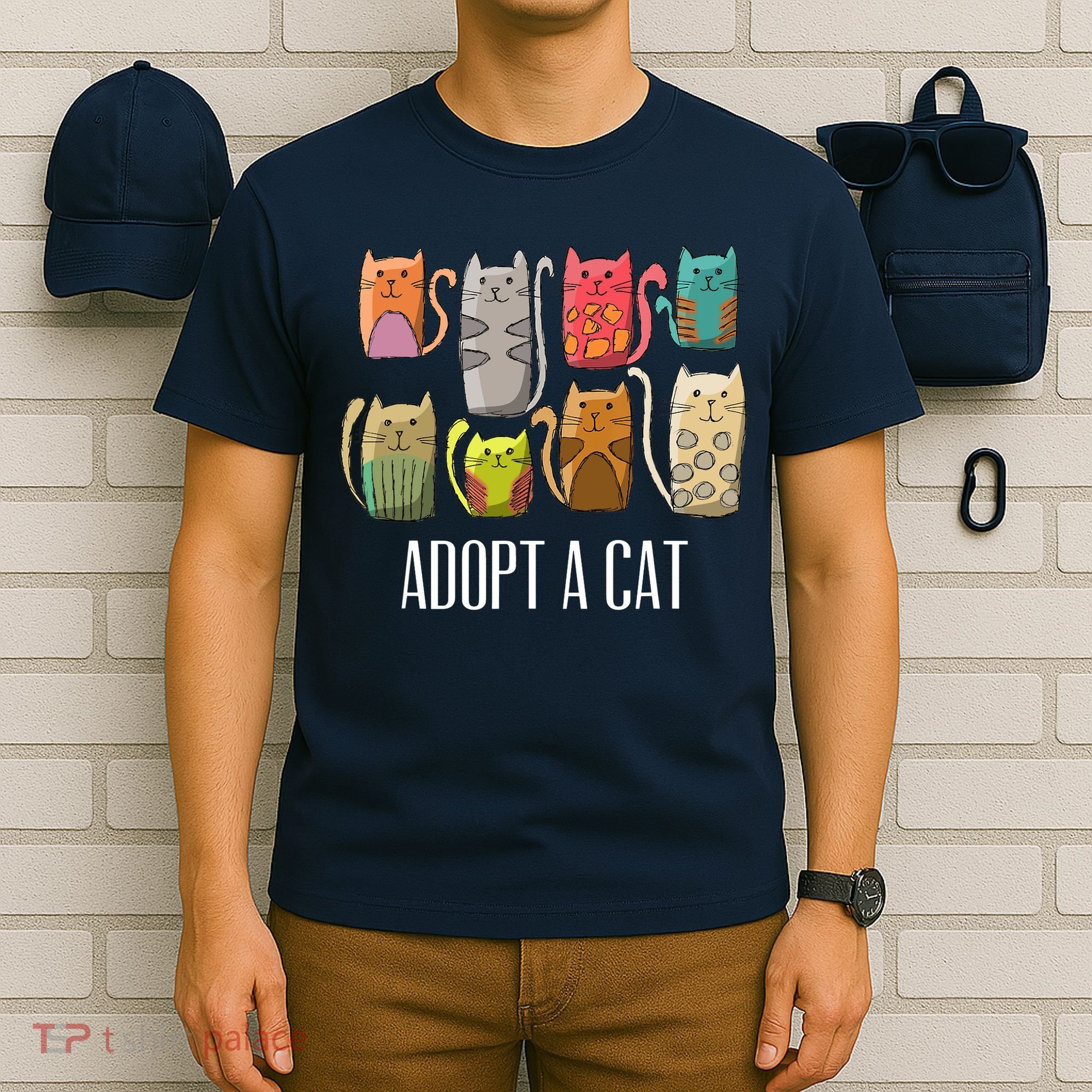 Adopt A Cat Shirt Cat Rescue Cat Adoption T-Shirt
