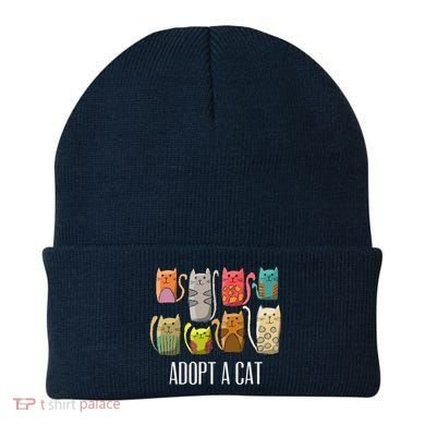 Adopt A Cat Shirt Cat Rescue Cat Adoption Beanie