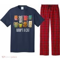 Adopt A Cat Shirt Cat Rescue Cat Adoption Pajama Set thumb 0