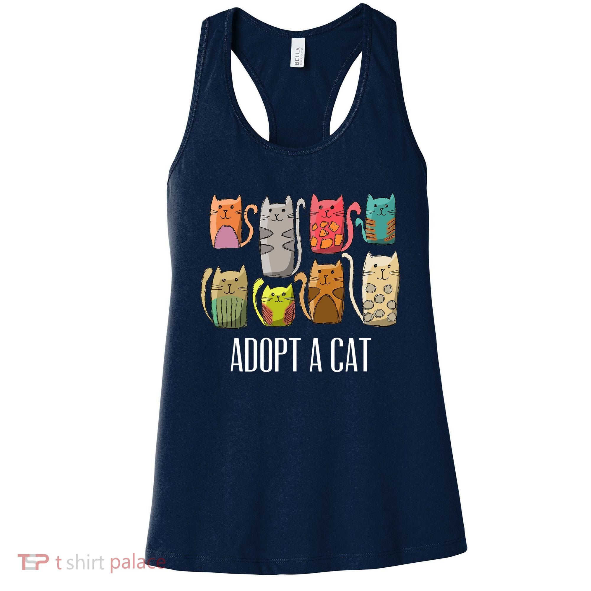 Adopt A Cat Shirt Cat Rescue Cat Adoption Women's Tank Top