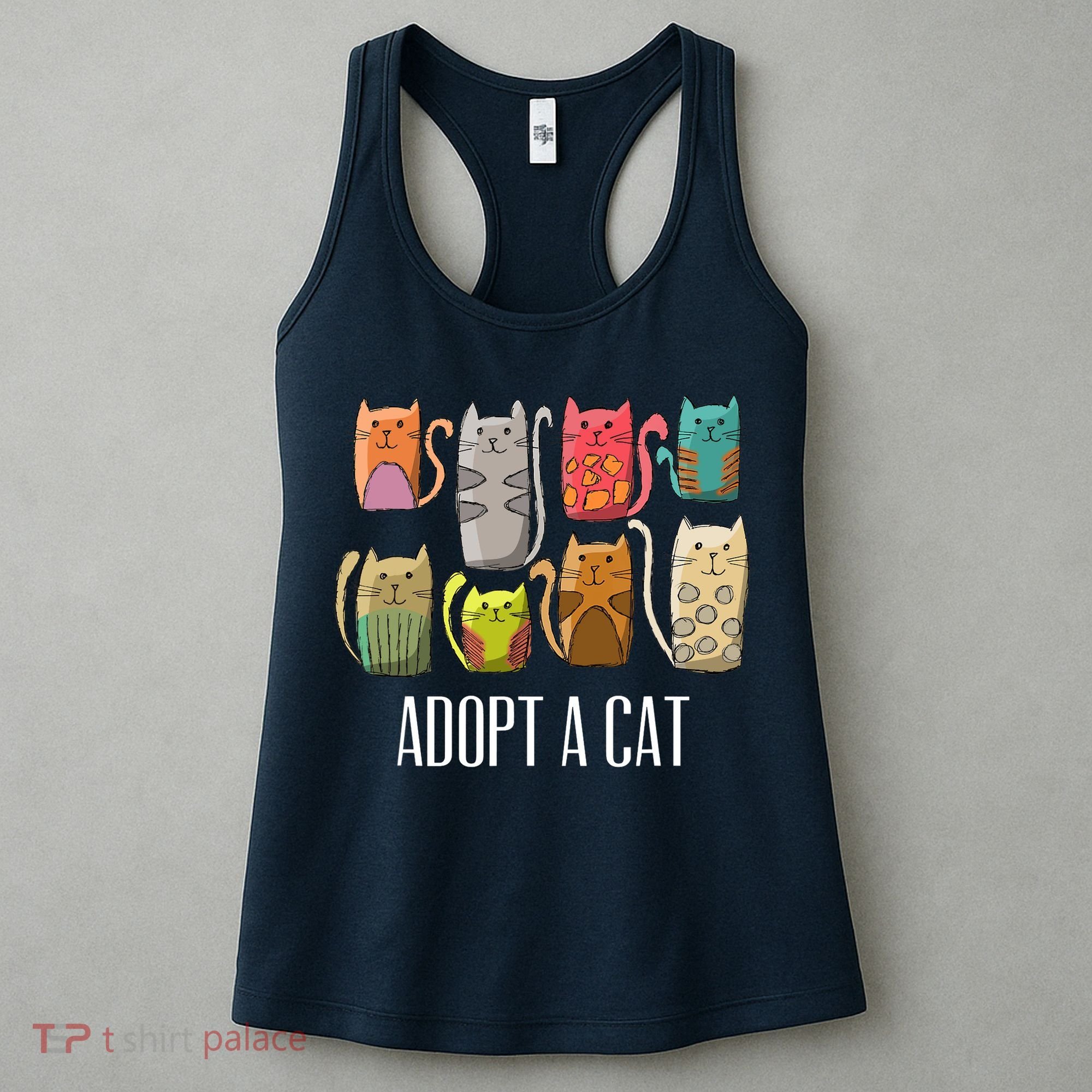 Adopt A Cat Shirt Cat Rescue Cat Adoption Women's Tank Top