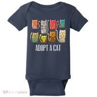 Adopt A Cat Shirt Cat Rescue Cat Adoption Baby Bodysuit thumb 0