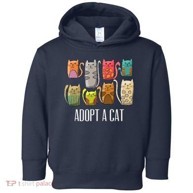 Adopt A Cat Shirt Cat Rescue Cat Adoption Toddler Hoodie