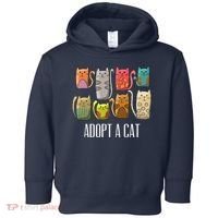 Adopt A Cat Shirt Cat Rescue Cat Adoption Toddler Hoodie thumb 0