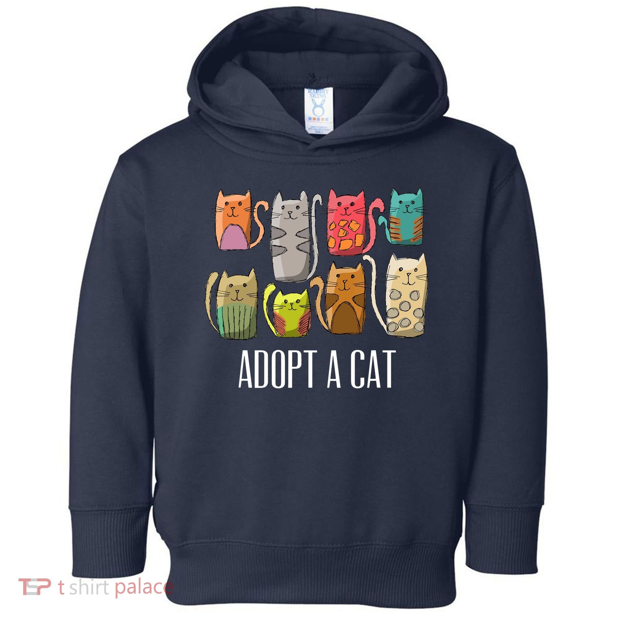 Adopt A Cat Shirt Cat Rescue Cat Adoption Toddler Hoodie