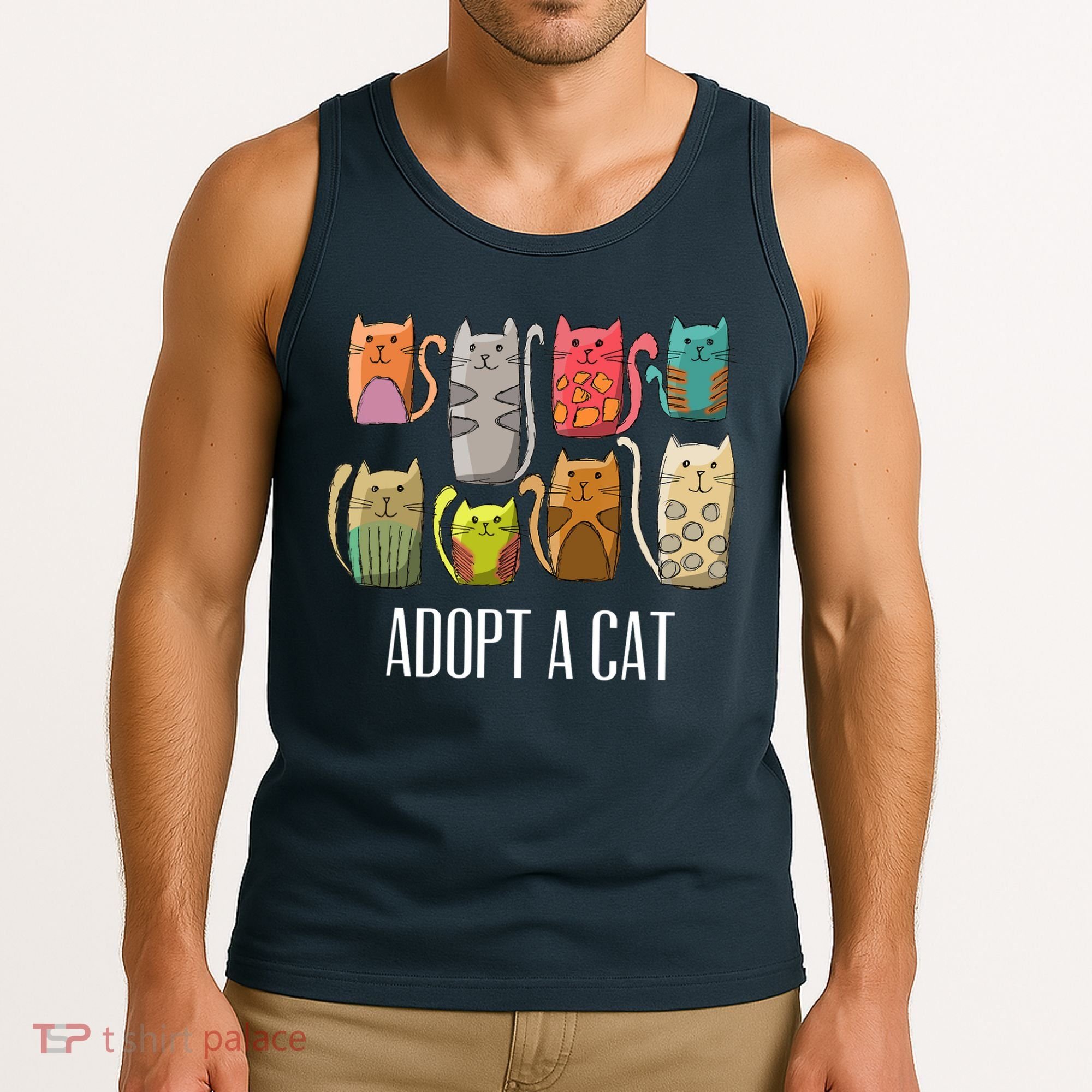 Adopt A Cat Shirt Cat Rescue Cat Adoption Tank Top