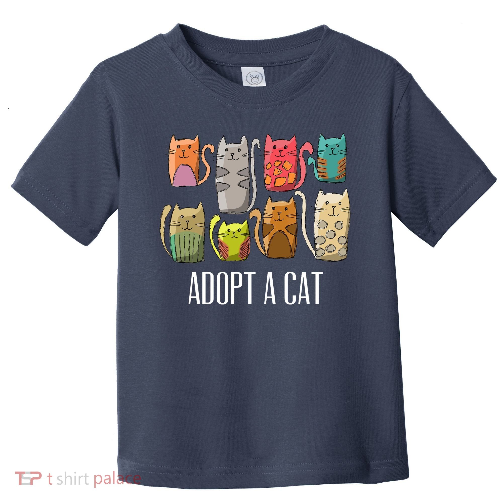 Adopt A Cat Shirt Cat Rescue Cat Adoption Toddler T-Shirt