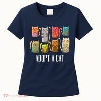 Adopt A Cat Shirt Cat Rescue Cat Adoption Women's T-Shirt thumb 0