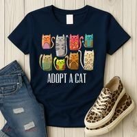 Adopt A Cat Shirt Cat Rescue Cat Adoption Women's T-Shirt thumb 3