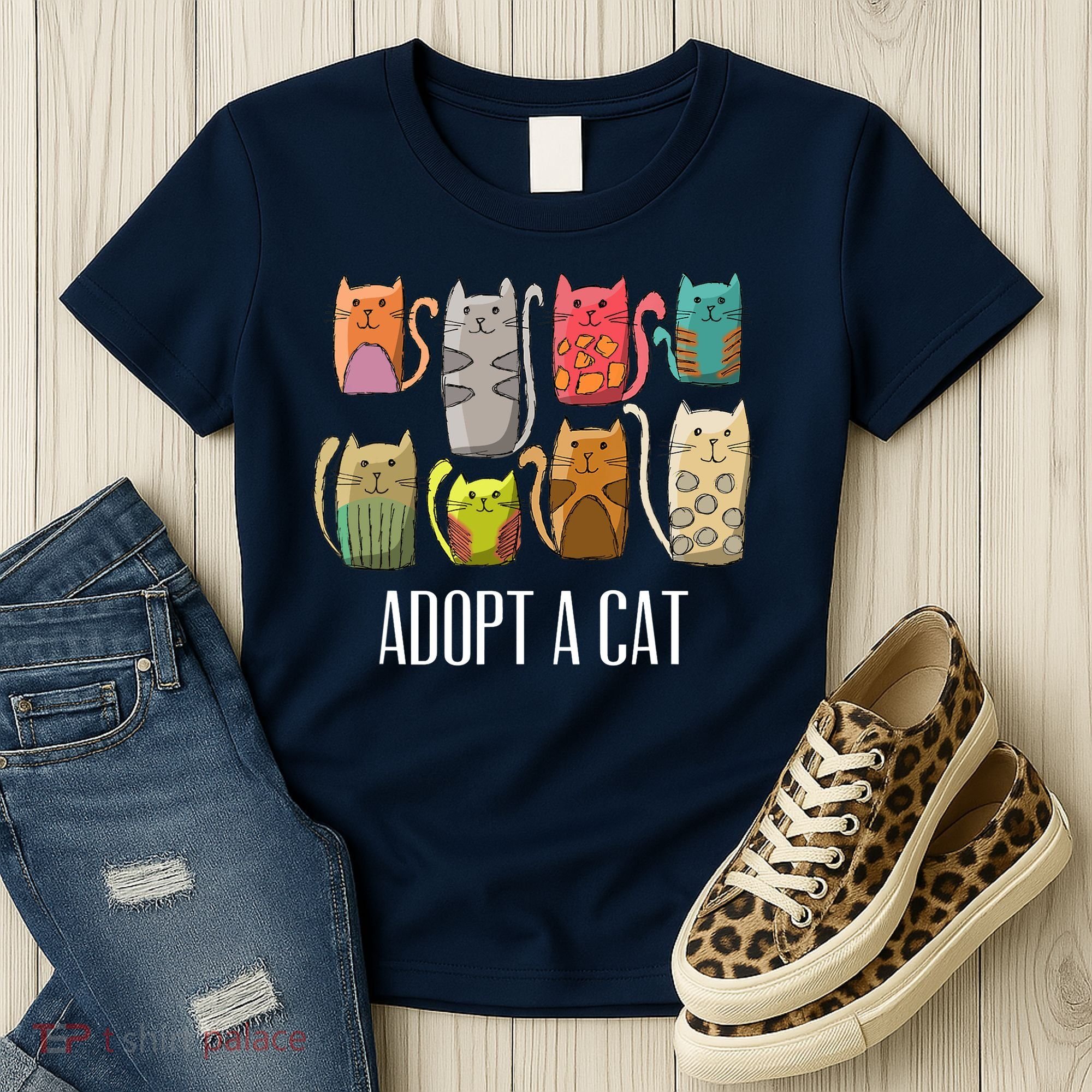 Adopt A Cat Shirt Cat Rescue Cat Adoption Women's T-Shirt