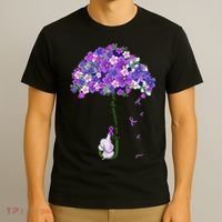 Alzheimer Awareness Cute Elephant I Will Remember For You T-Shirt thumb 3