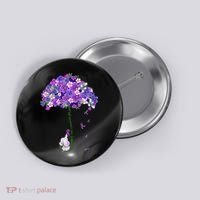 Alzheimer Awareness Cute Elephant I Will Remember For You Button thumb 0