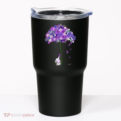 Alzheimer Awareness Cute Elephant I Will Remember For You Tumbler