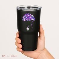 Alzheimer Awareness Cute Elephant I Will Remember For You Tumbler thumb 2