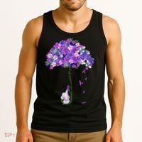 Alzheimer Awareness Cute Elephant I Will Remember For You Tank Top thumb 3