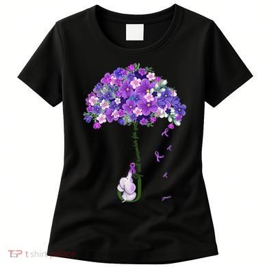 Alzheimer Awareness Cute Elephant I Will Remember For You Women's T-Shirt