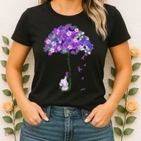 Alzheimer Awareness Cute Elephant I Will Remember For You Women's T-Shirt thumb 2