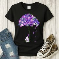 Alzheimer Awareness Cute Elephant I Will Remember For You Women's T-Shirt thumb 3
