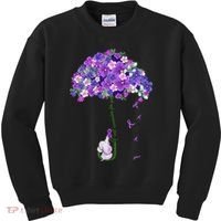 Alzheimer Awareness Cute Elephant I Will Remember For You Kids Sweatshirt thumb 0