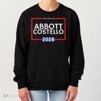 Abbot And Costello 2028 Is Funny Political Election Women's Sweatshirt thumb 0