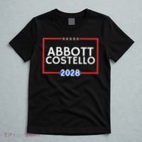 Abbot And Costello 2028 Is Funny Political Election T-Shirt thumb 5