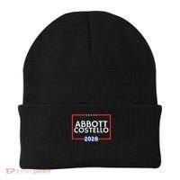 Abbot And Costello 2028 Is Funny Political Election Beanie thumb 0