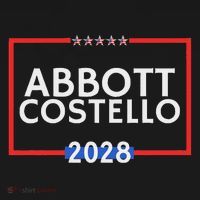 Abbot And Costello 2028 Is Funny Political Election Polo thumb 3