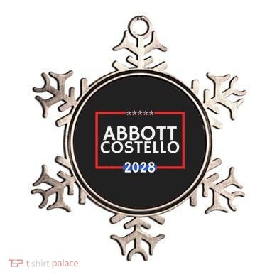 Abbot And Costello 2028 Is Funny Political Election Ornament