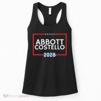 Abbot And Costello 2028 Is Funny Political Election Women's Tank Top thumb 0