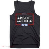 Abbot And Costello 2028 Is Funny Political Election Tank Top thumb 0