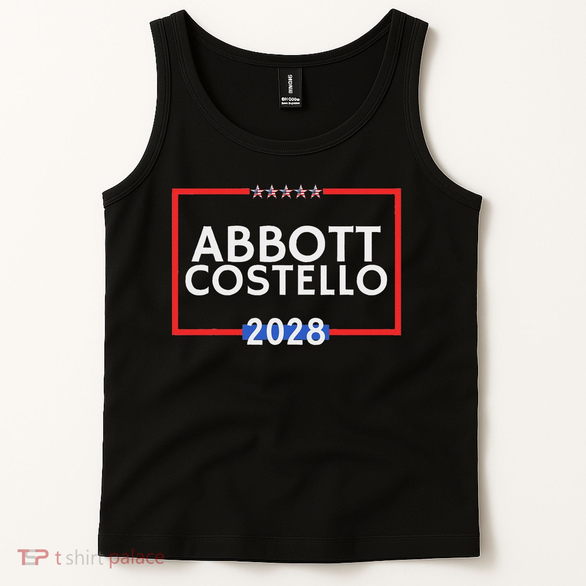Abbot And Costello 2028 Is Funny Political Election Tank Top
