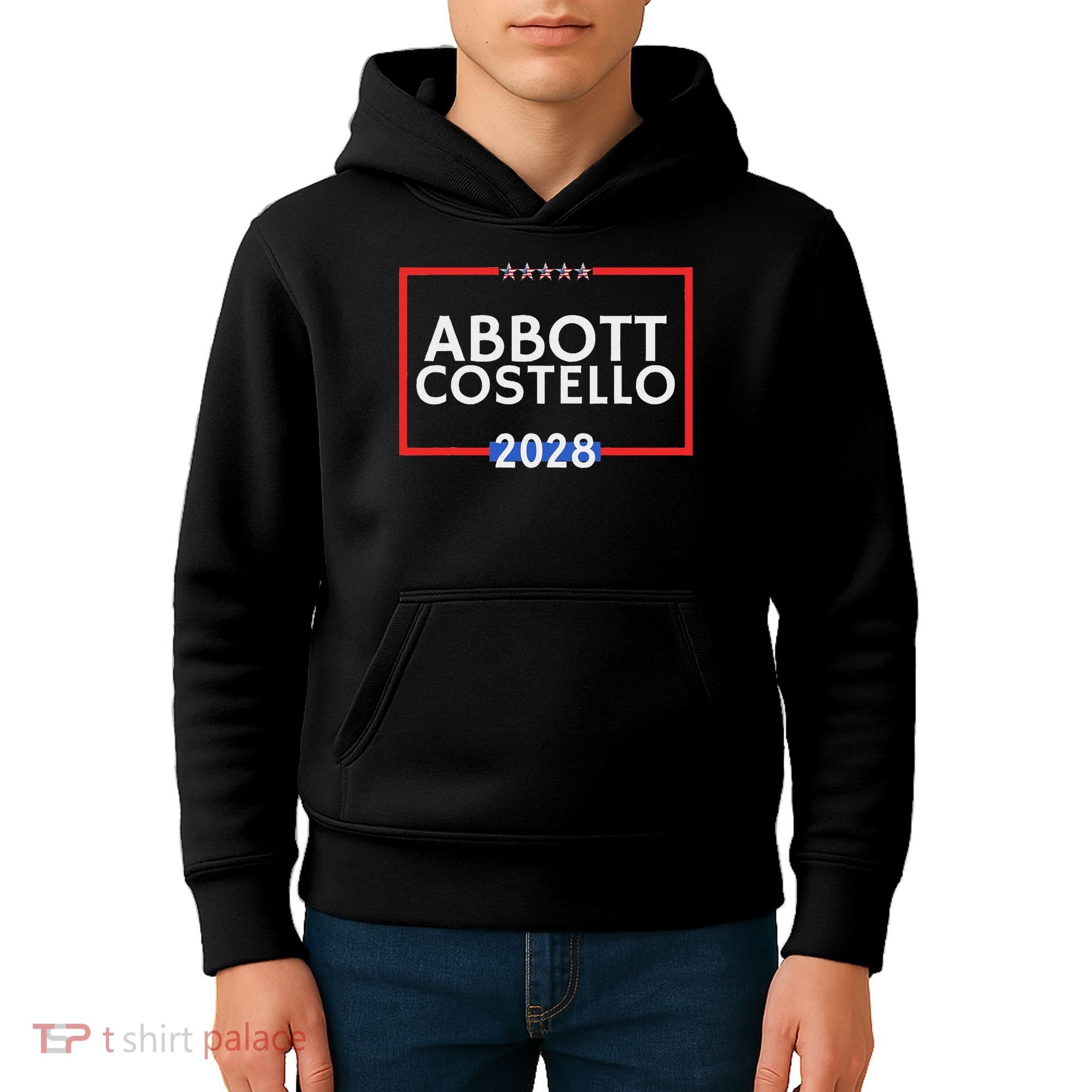 Abbot And Costello 2028 Is Funny Political Election Kids Hoodie