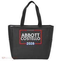 Abbot And Costello 2028 Is Funny Political Election Tote Bag thumb 0