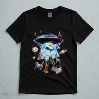 Aliens Abducting Cats Cat Kittens Ufo Saucer Cat Lover Gifts T-Shirt thumb 5