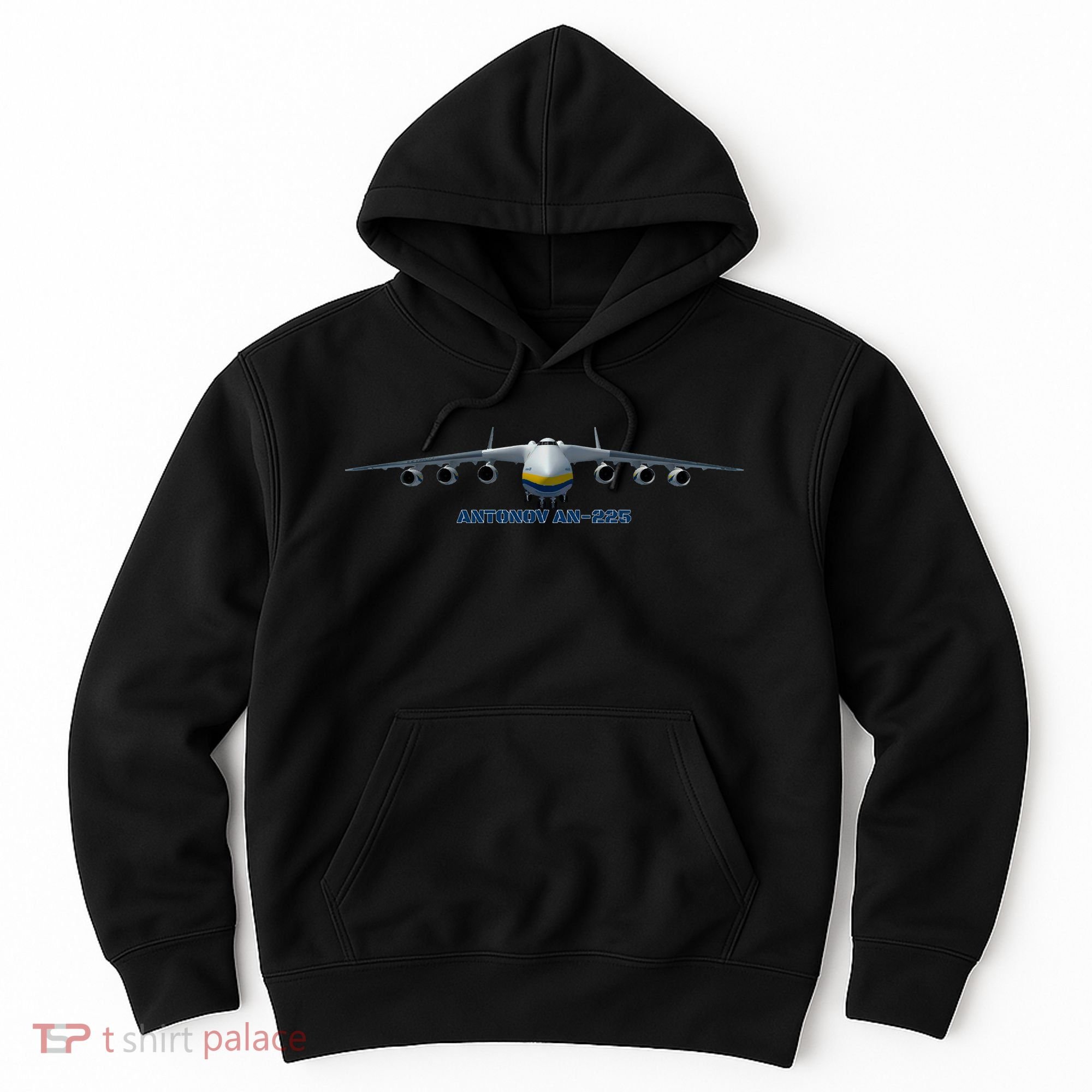 An225 Antonov Cargo Jet Plane Mriya Front Profile Hoodie