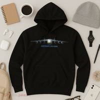 An225 Antonov Cargo Jet Plane Mriya Front Profile Hoodie thumb 3