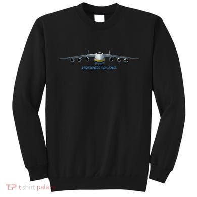 An225 Antonov Cargo Jet Plane Mriya Front Profile Sweatshirt