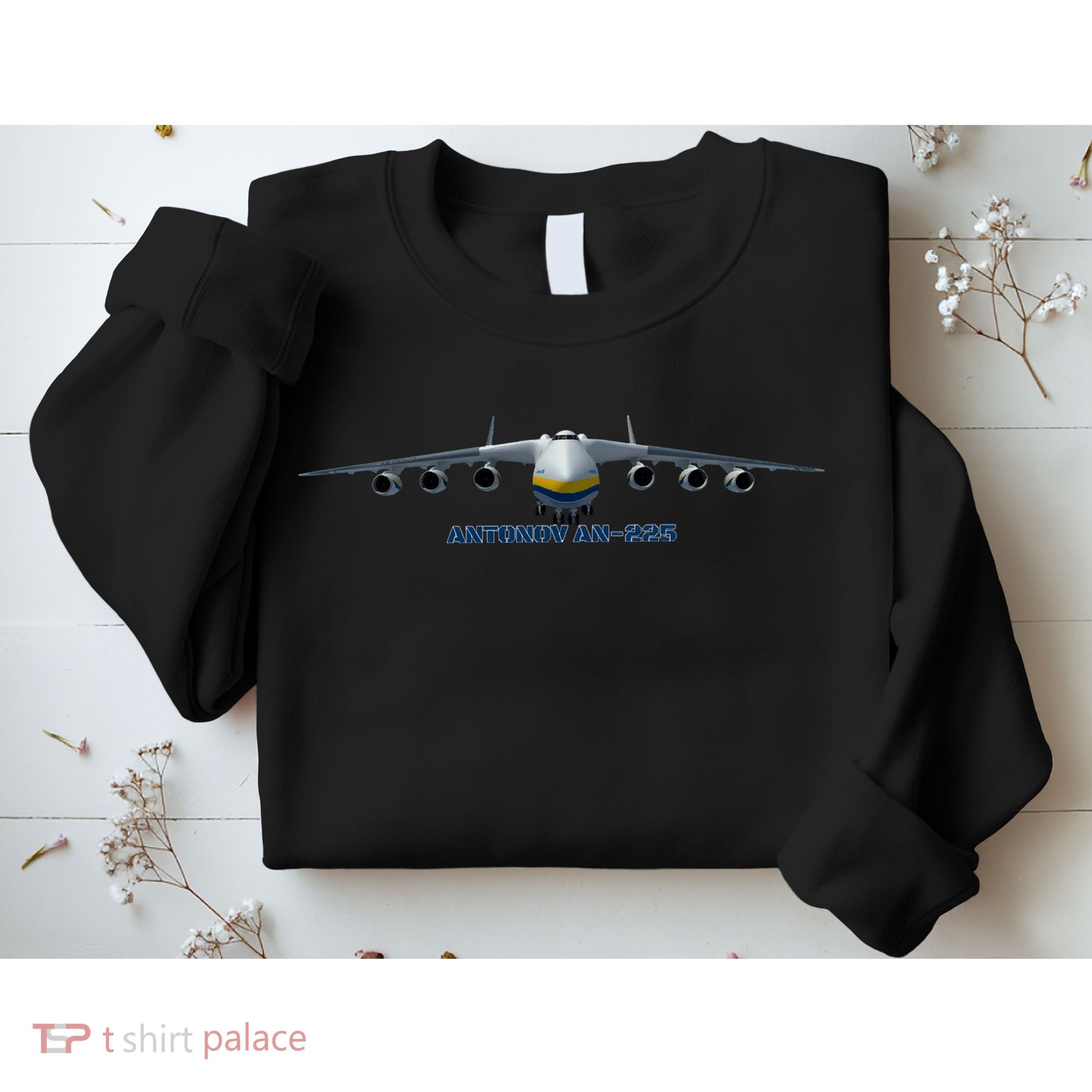 An225 Antonov Cargo Jet Plane Mriya Front Profile Sweatshirt